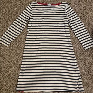 LAKE Striped Navy and White Dress